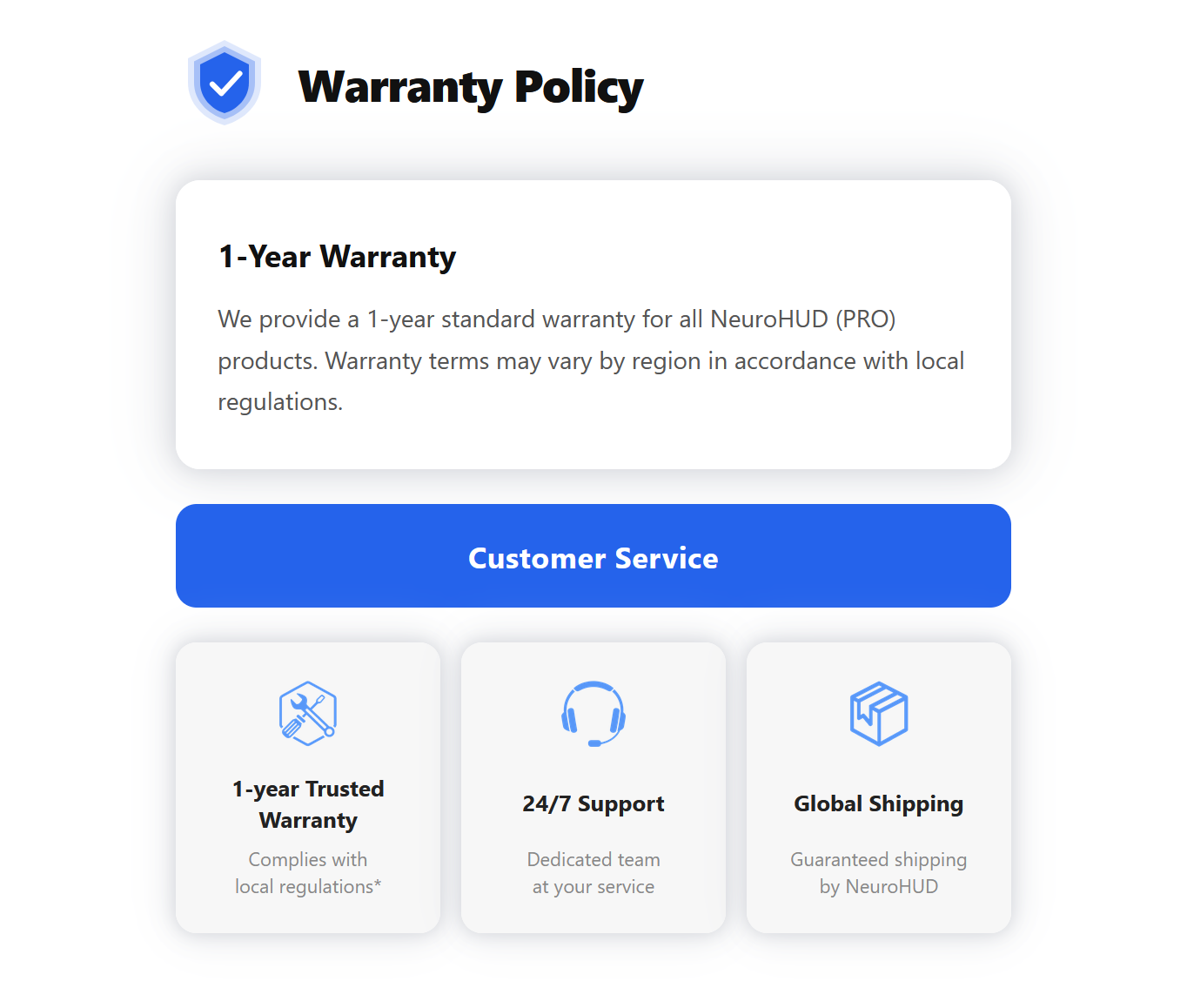 Warranty Policy