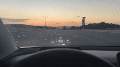 Daytime visibility demonstration